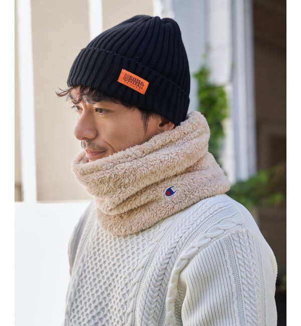 ikka「Champion チャンピオンファーネックウォーマー」|マフラー|