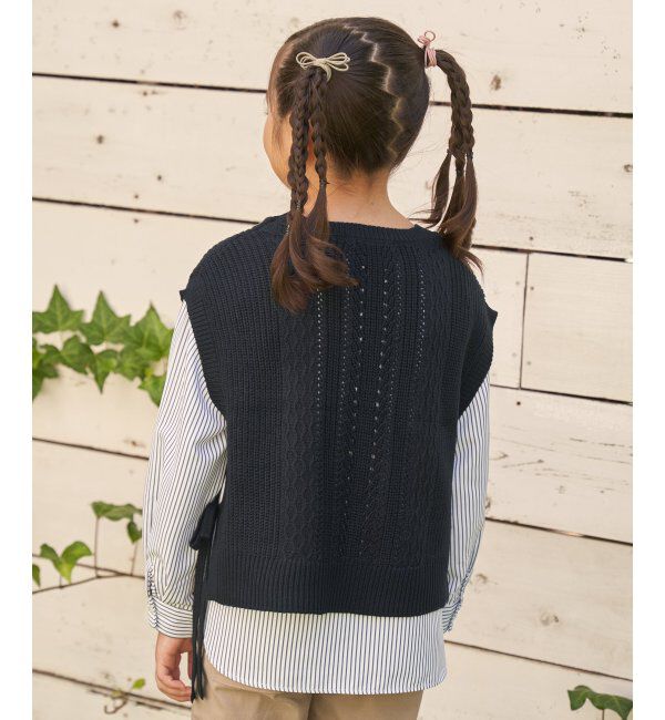 ikka kids「【親子コーデ】ニットベストブラウスセット（120~160cm）」|その他|