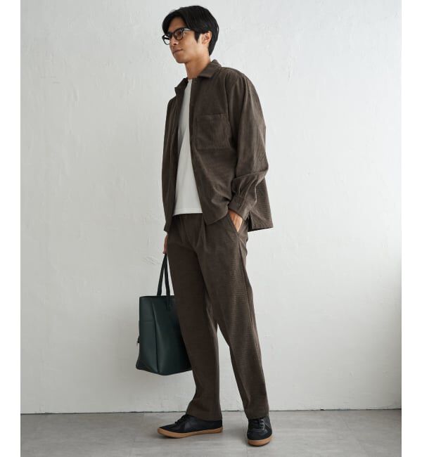 ikka「ストレッチコールリラックスパンツ」|その他|
