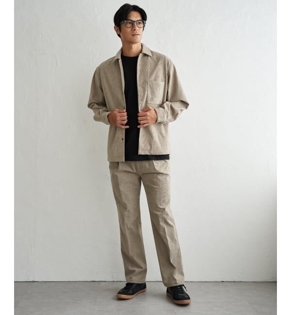 ikka「ストレッチコールリラックスパンツ」|その他|