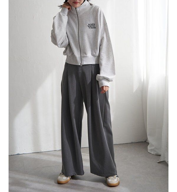 VENCE share style「裏毛ショートブルゾン」|スウェット・ジャージ|
