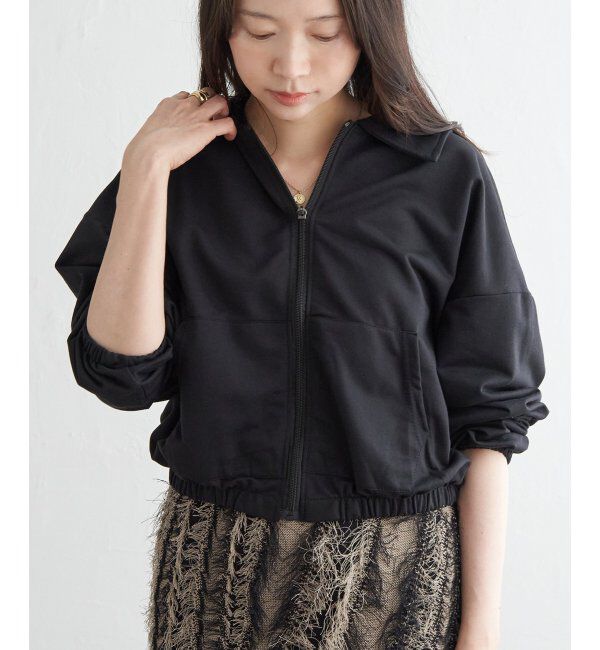 VENCE share style「クロップドパーカー」|ニット・セーター|