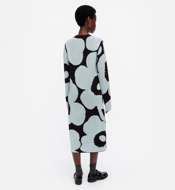 Marimekko「Ennallaan Unikko ニットワンピース」|ワンピース|