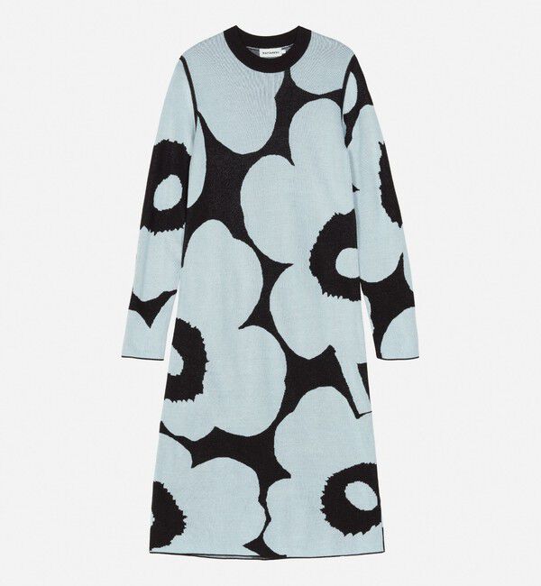 Marimekko「Ennallaan Unikko ニットワンピース」|ワンピース|