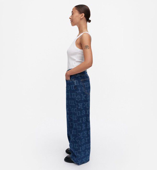 Marimekko「Maridenim Loose Logo S ジーンズ」|チノ|