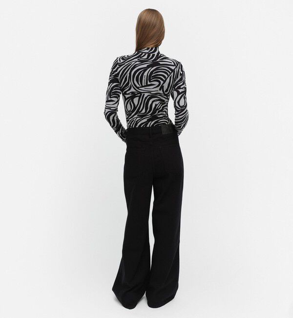 Marimekko「Jakala Jokuraita Logo カットソー」|シャツ・ブラウス|