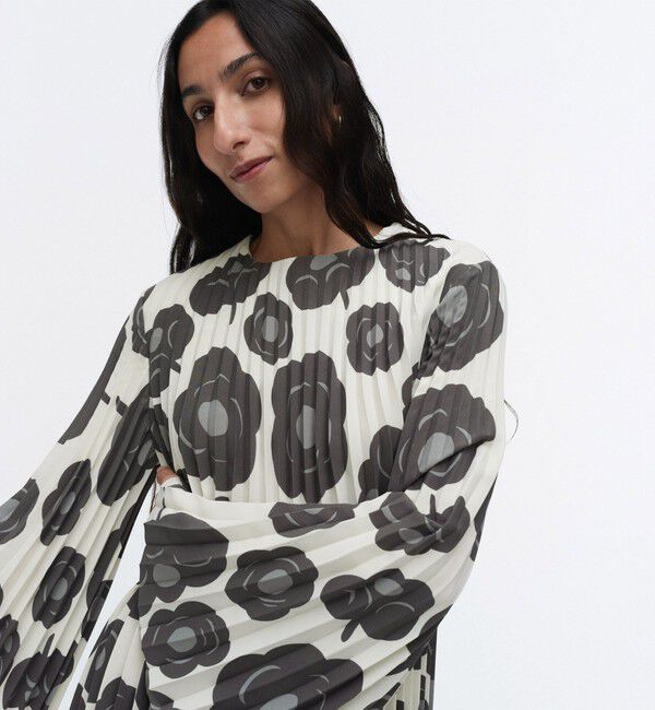 Marimekko「【一部店舗・オンラインストア限定】Frosti Tumma ワンピース」|ワンピース|