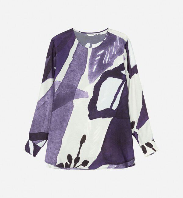 Marimekko「【一部店舗・オンラインストア限定】Kovertaa Kylmankukka ブラウス」|シャツ・ブラウス|