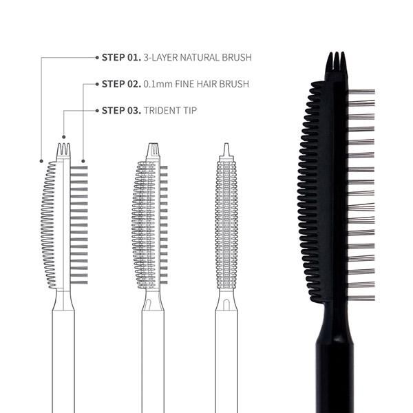  「GLAMBUX DUPLEX MASCARA ナチュラルブラウン (5g)」|マスカラ・まつげ|