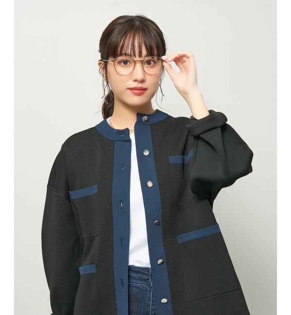  「ボストン型 メガネ｜中顔面短縮みえメガネ 軽量 大人可愛い おうちメガネ 伊達メガネ レンズ交換券付」|メガネ|