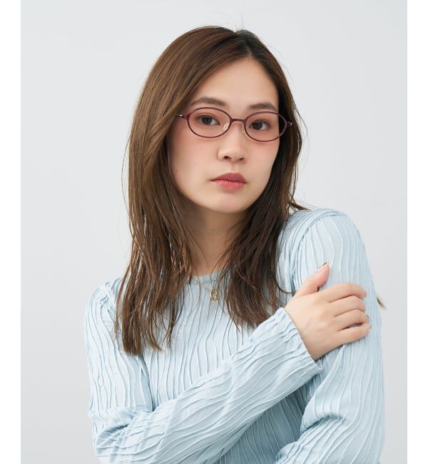  「オーバル型 メガネ | 軽量 伊達メガネビジネス 軽くて壊れにくい Zoff SMART Regular レンズ交換券付」|メガネ|