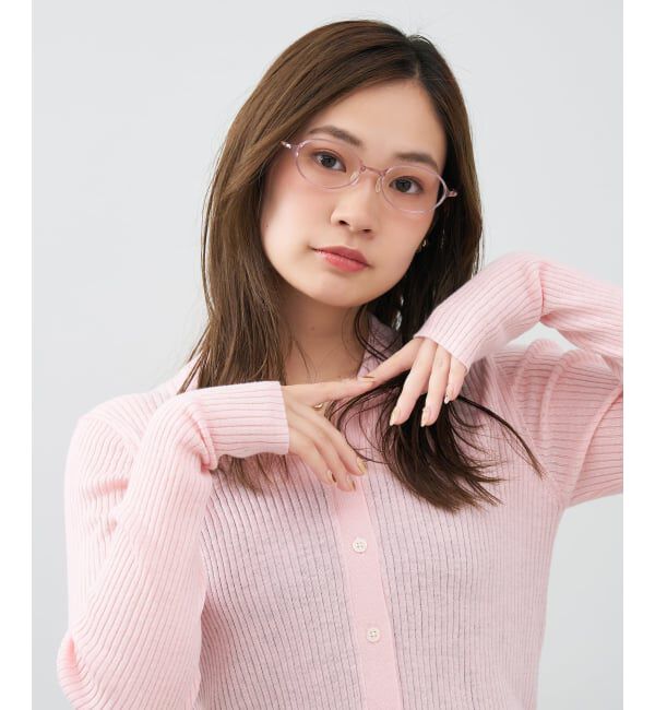  「オーバル型 メガネ | 軽量 伊達メガネビジネス 軽くて壊れにくい Zoff SMART Regular レンズ交換券付」|メガネ|