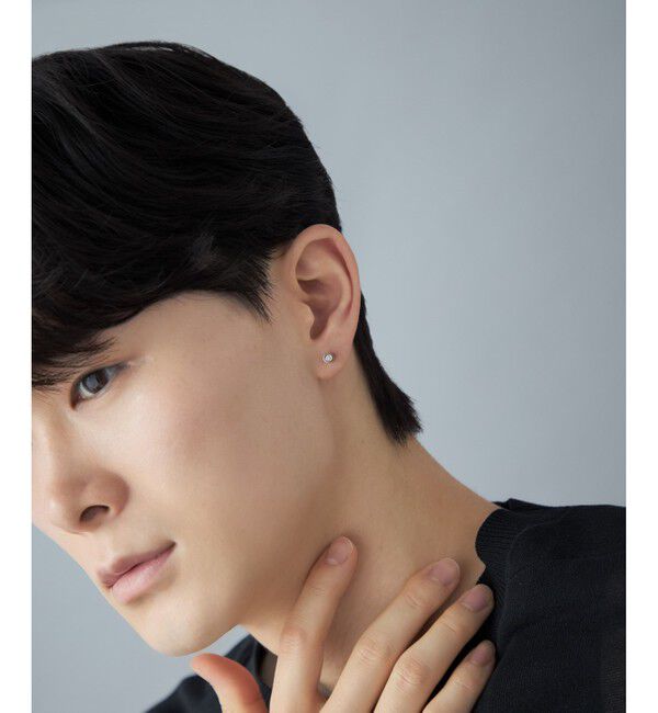 Jouete「[バックキャッチピアス] ジルコニア チューブ」|ピアス|