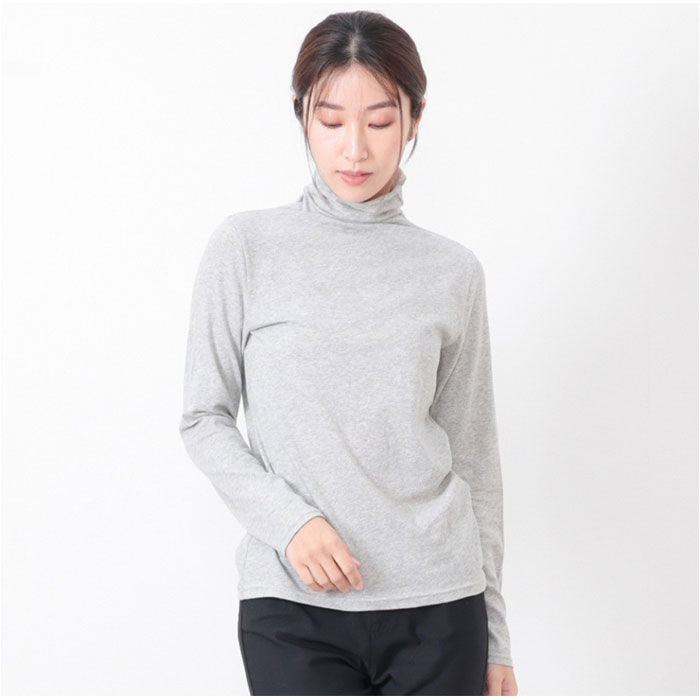 BACKYARD FAMILY「ボトルネック プルオーバー 長袖 通販 Tシャツ カットソー ロンT 長袖Tシャツ タートルネック」|Tシャツ・カットソー|