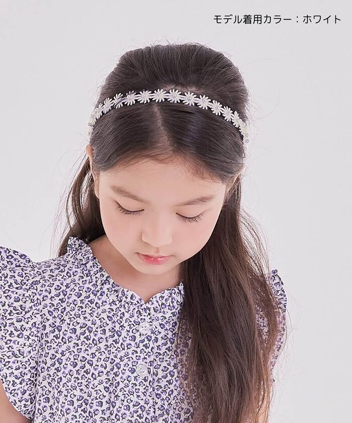 BACKYARD FAMILY「カチューシャ 花 キッズ パール 通販 ヘッドドレス 女の子 子供 子ども こども セレモニー」|その他|