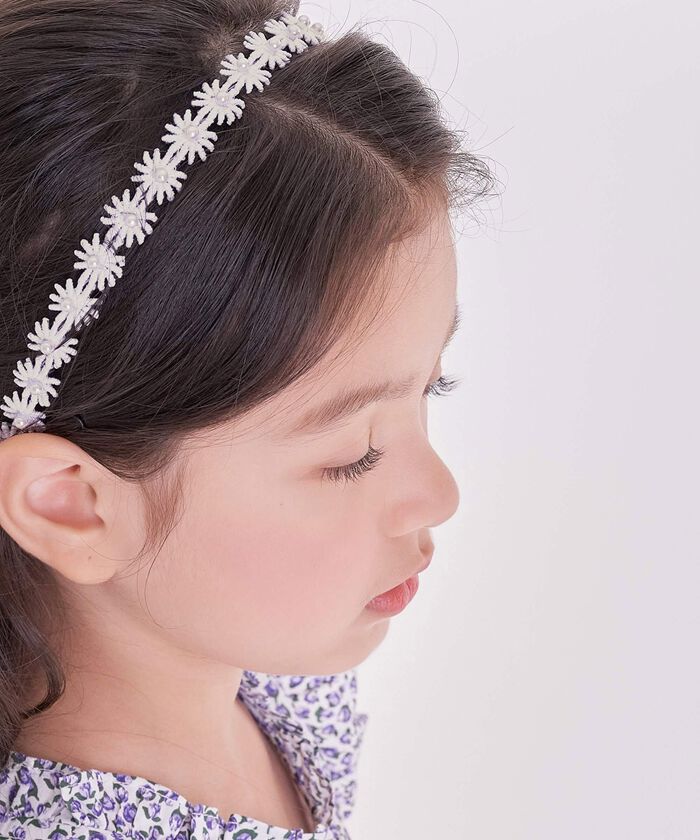 BACKYARD FAMILY「カチューシャ 花 キッズ パール 通販 ヘッドドレス 女の子 子供 子ども こども セレモニー」|その他|
