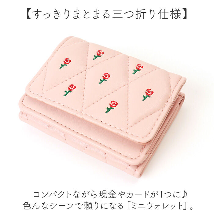 BACKYARD FAMILY「ミニ財布 レディース 通販 三つ折り財布 財布 さいふ ミニウォレット 小銭入れ カードポケット」|財布|