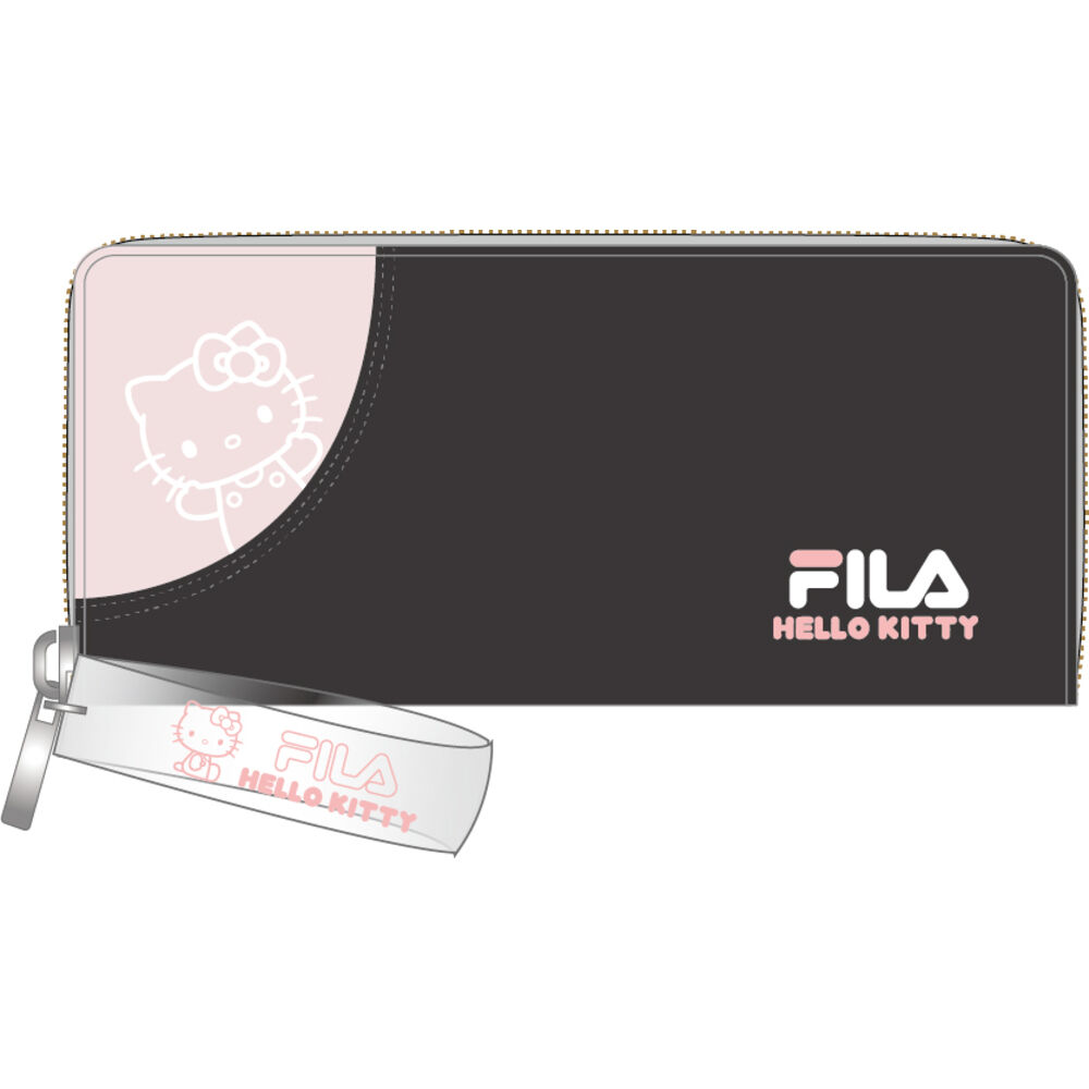 BACKYARD FAMILY「サンリオ 長財布 sanrio 通販 フィラ FILA 財布 ラウンド長財布 お財布 さいふ」|財布|ブラック3