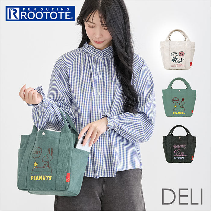 ROOTOTE「トートバッグ PEANUTS 通販 レディース スヌーピー バッグ ピーナッツ ハンドバッグ」|トートバッグ|