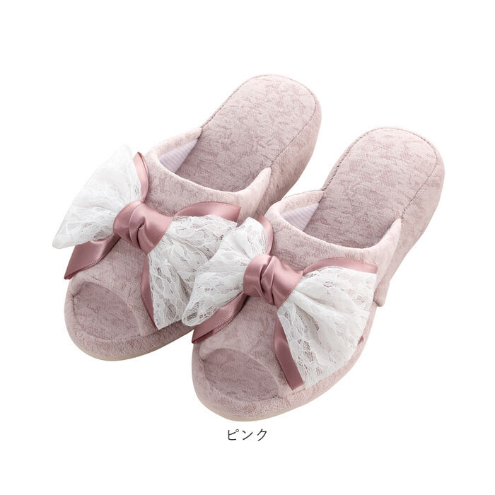 BACKYARD FAMILY「ヒールスリッパ レディース 4cm 通販 スリッパ ヒールあり ルームシューズ  室内履き 」|ルームシューズ|