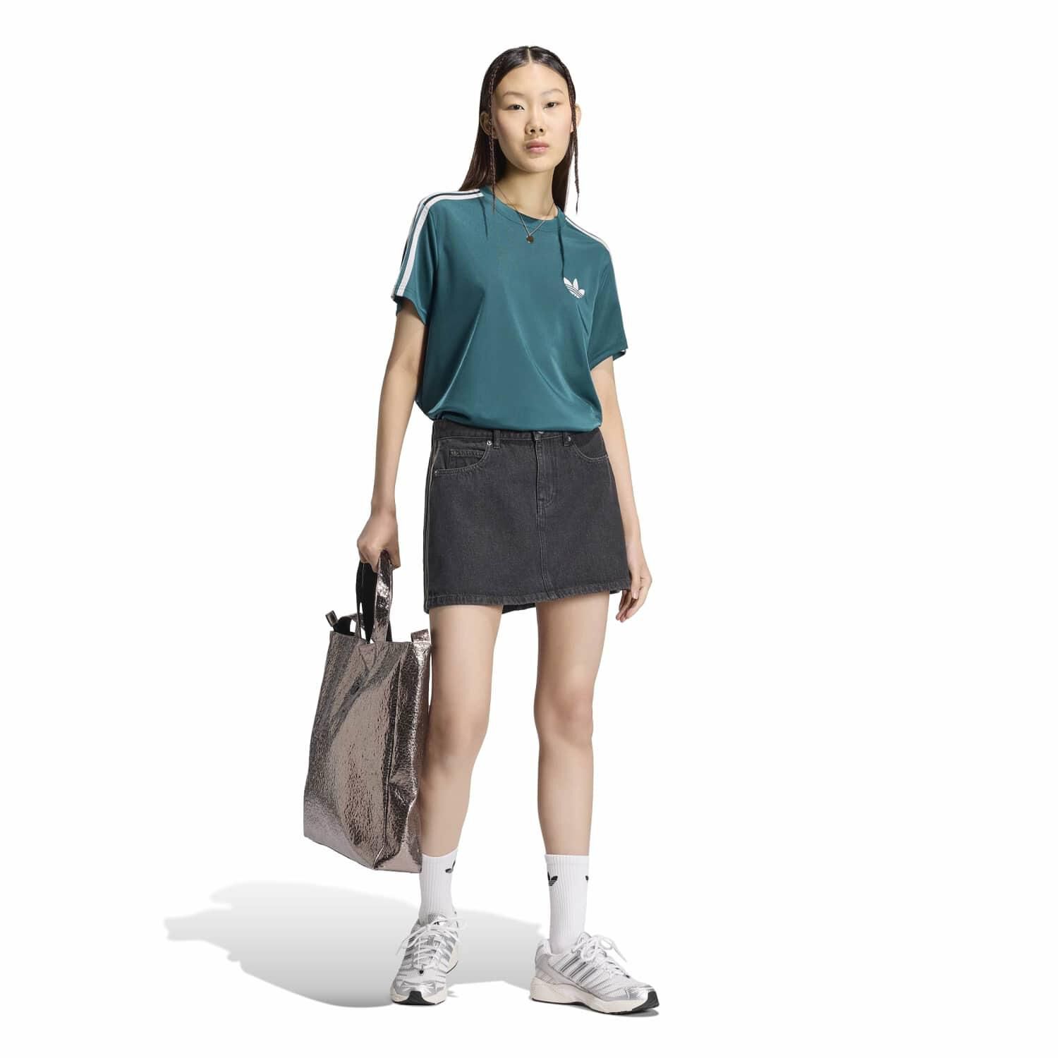 adidas「【ADIDAS ｳｪｱ】W 3STRIPES DENIM MINI SKIRT」|スカート|