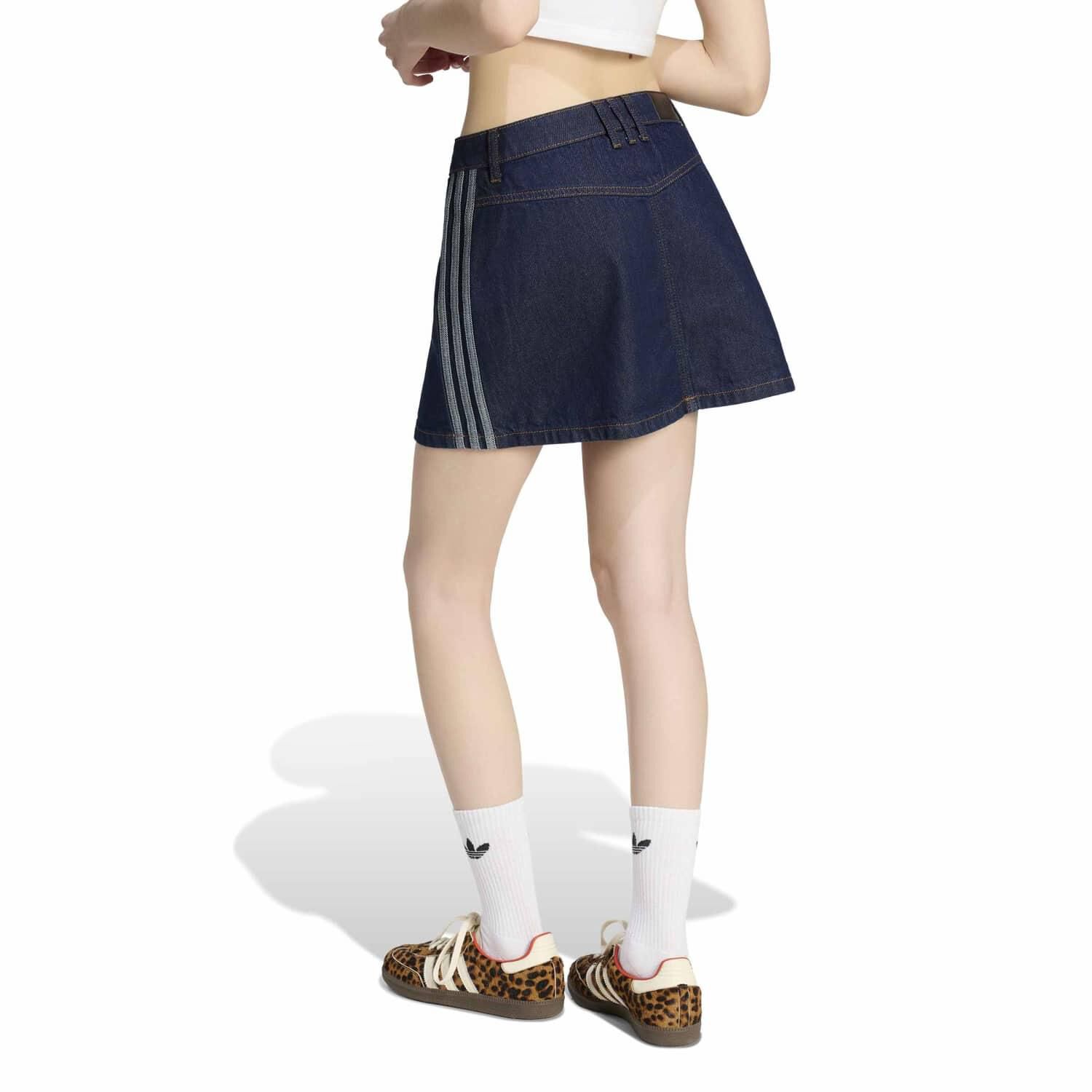 adidas「【ADIDAS ｳｪｱ】W 3STRIPES DENIM MINI SKIRT」|スカート|