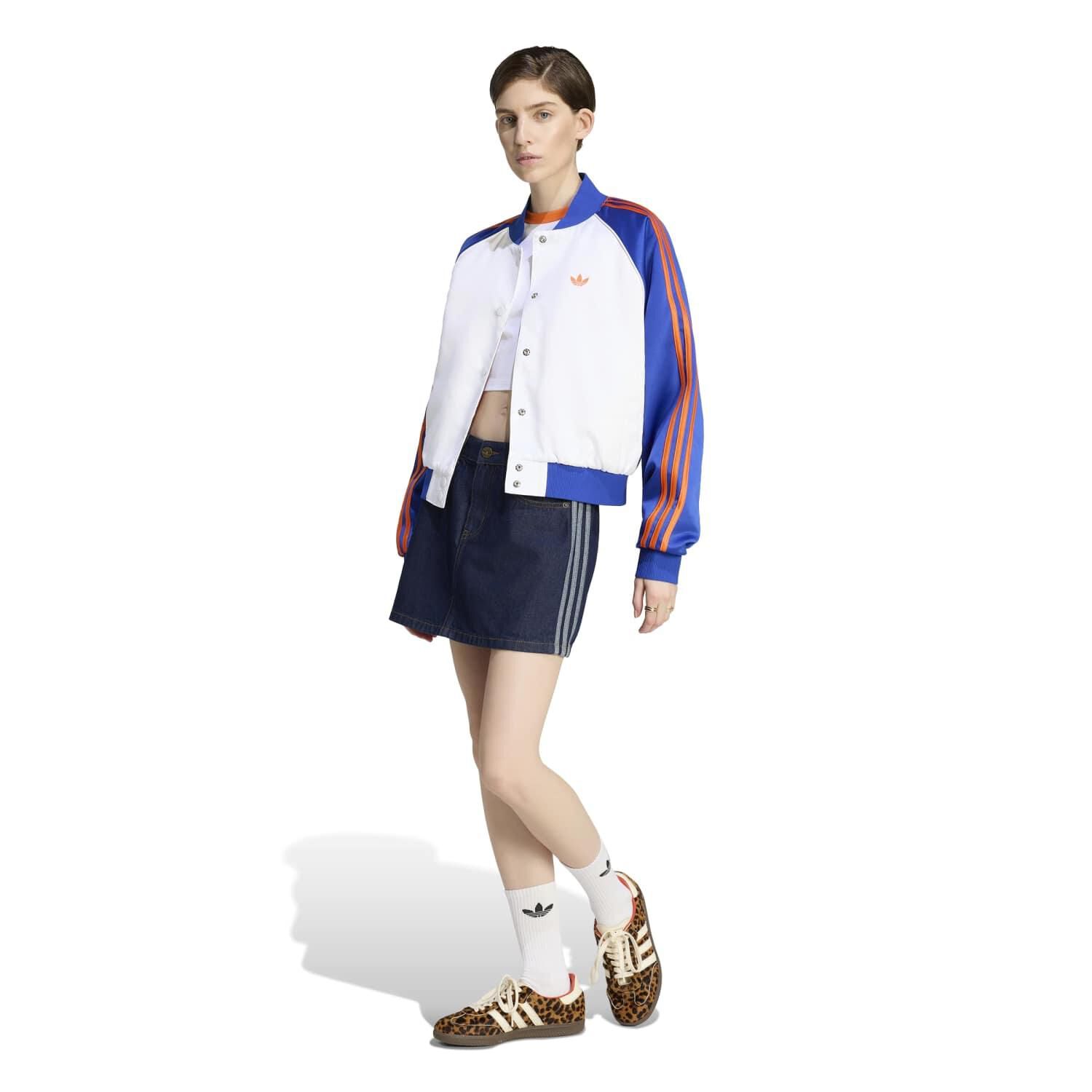 adidas「【ADIDAS ｳｪｱ】W 3STRIPES DENIM MINI SKIRT」|スカート|