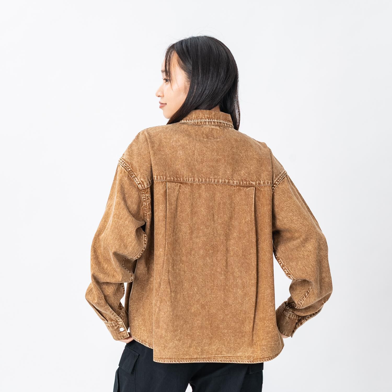 VANS「【VANSｱﾊﾟﾚﾙ(WJ)】W EMBROIDERY DENIM SHIRT」|Tシャツ・カットソー|
