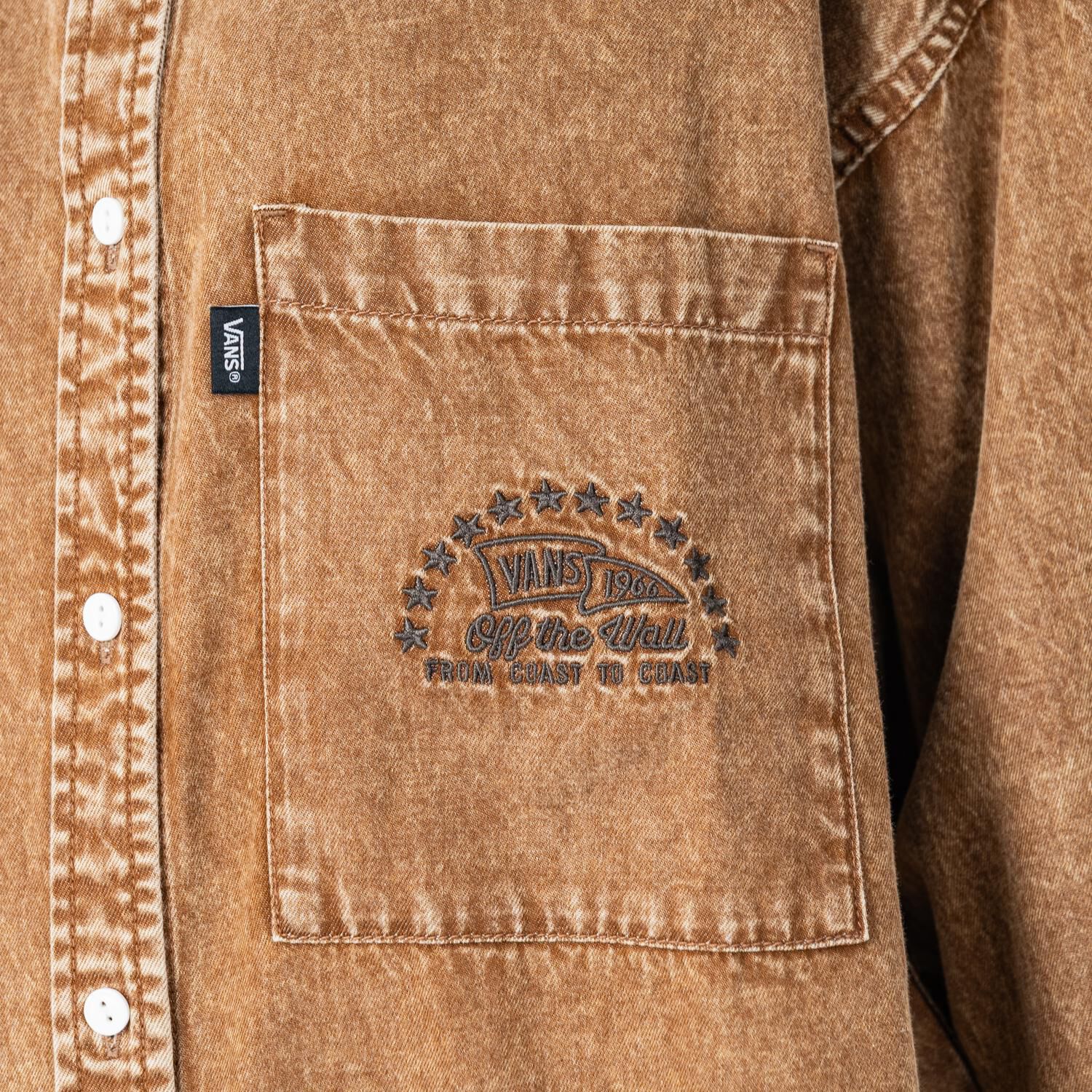 VANS「【VANSｱﾊﾟﾚﾙ(WJ)】W EMBROIDERY DENIM SHIRT」|Tシャツ・カットソー|