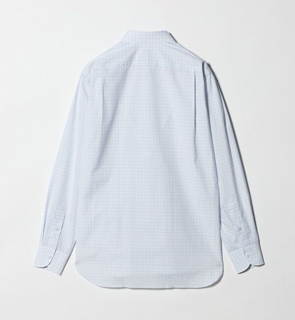 UNITED ARROWS「＜SOVEREIGN＞ GRANDI＆RUBINELLI グラフチェック ハンドライン ワイドカラーシャツ」|シャツ・ブラウス|