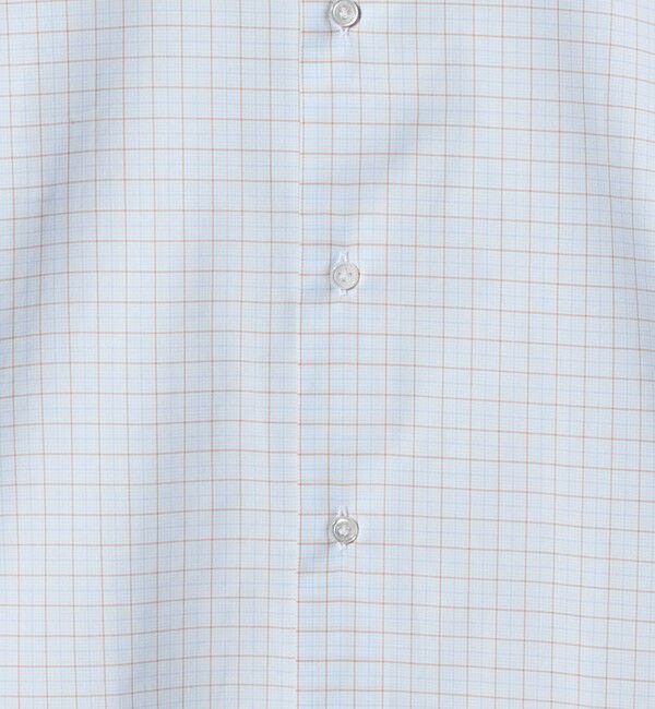 UNITED ARROWS「＜SOVEREIGN＞ GRANDI＆RUBINELLI グラフチェック ハンドライン ワイドカラーシャツ」|シャツ・ブラウス|