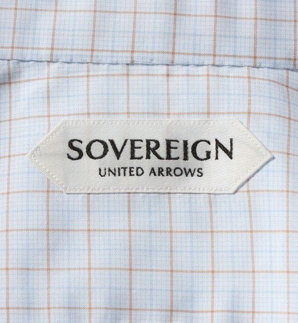 UNITED ARROWS「＜SOVEREIGN＞ GRANDI＆RUBINELLI グラフチェック ハンドライン ワイドカラーシャツ」|シャツ・ブラウス|