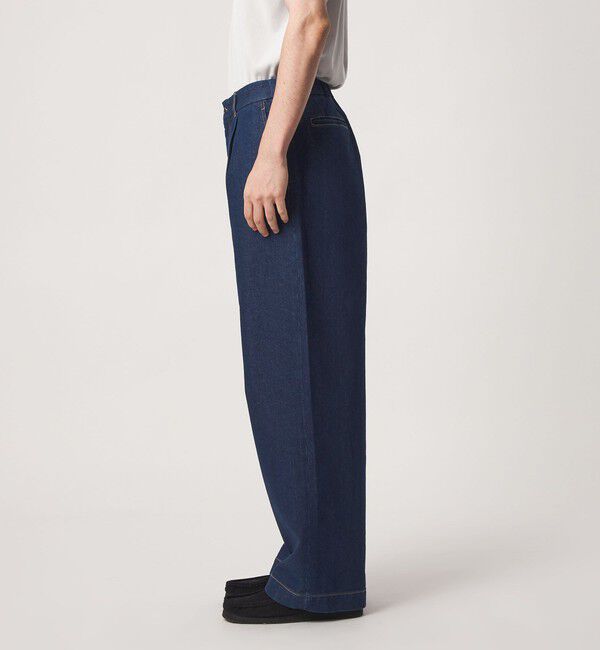 UNITED ARROWS green label relaxing「【別注/WEB限定】＜3/2 WORKS＞GLR ワイド デニム パンツ」|デニム|