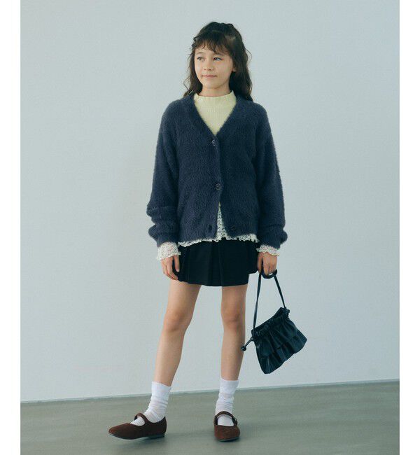 UNITED ARROWS green label relaxing「【スタメンシリーズ】シャギーニット カーディガン / キッズ 100cm-160cm」|カーディガン|