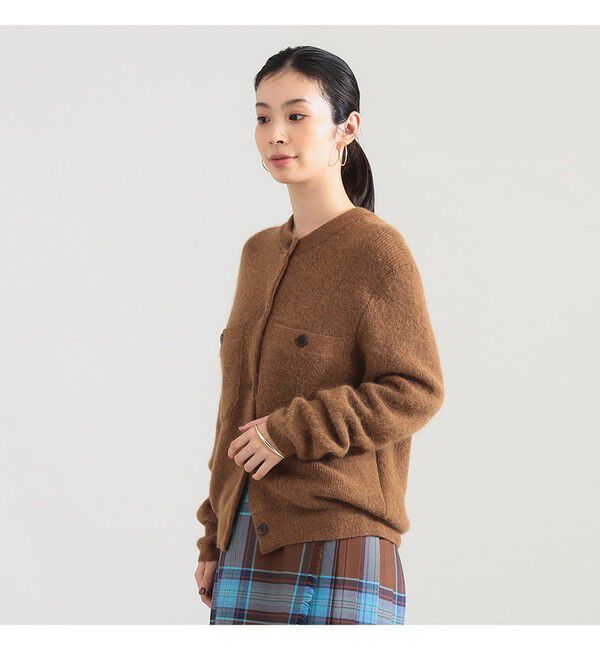 Demi-Luxe BEAMS 「アルパカ シャギー カーディガン」|ニット・セーター|