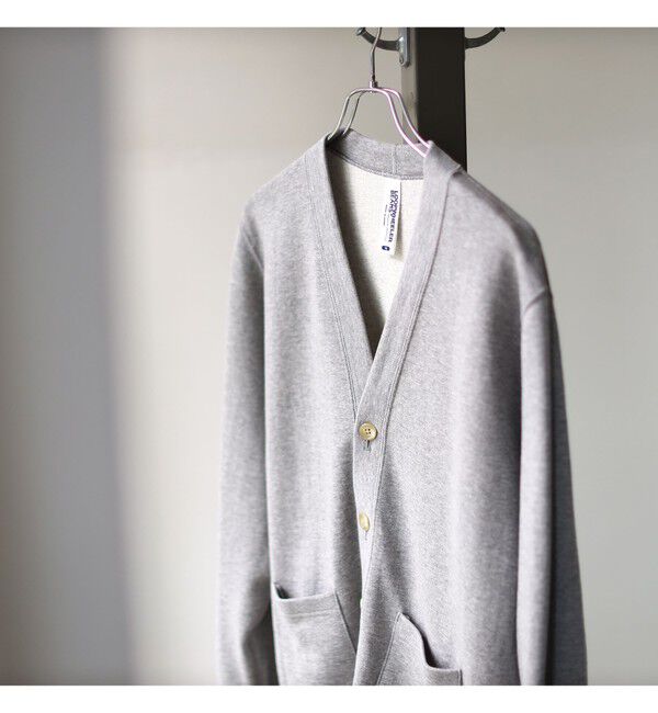 BEAMS PLUS「BEAMS PLUS｜【別注】LOOPWHEELER / Extra Light Plus Sweat Cardigan｜カーディガン｜ループウィラー 」|カーディガン|