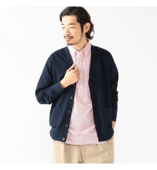 BEAMS PLUS「BEAMS PLUS｜【別注】LOOPWHEELER / Extra Light Plus Sweat Cardigan｜カーディガン｜ループウィラー 」|カーディガン|