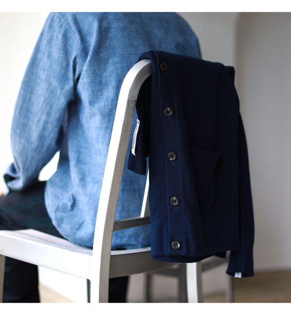 BEAMS PLUS「BEAMS PLUS｜【別注】LOOPWHEELER / Extra Light Plus Sweat Cardigan｜カーディガン｜ループウィラー 」|カーディガン|
