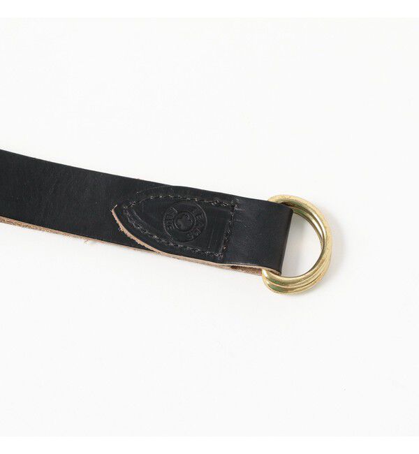 BEAMS PLUS「Leather Double Ring Belt」|ベルト|