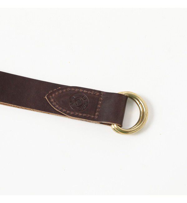 BEAMS PLUS「Leather Double Ring Belt」|ベルト|