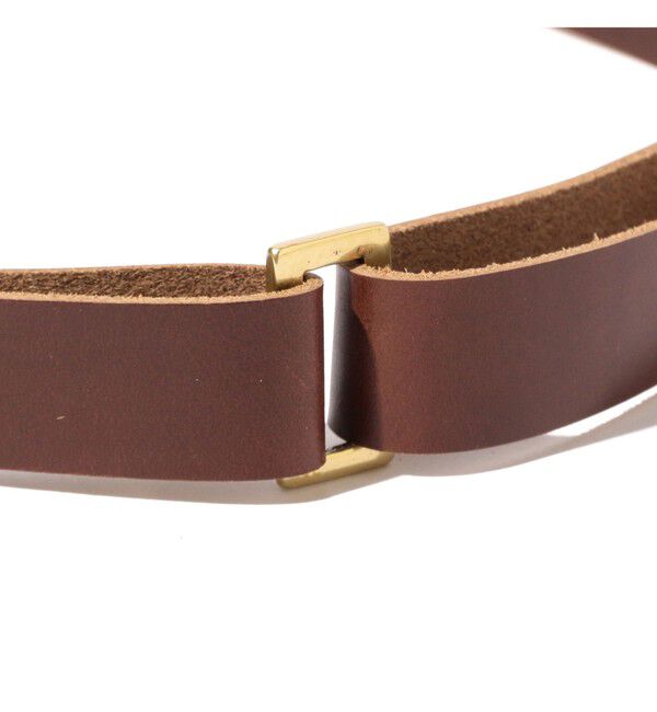 BEAMS PLUS「Leather Double Ring Belt」|ベルト|