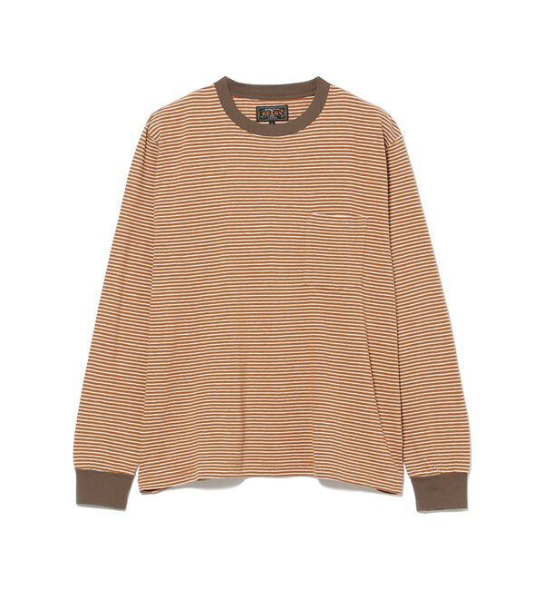 BEAMS PLUS「Pocket Tee Multi Stripe③」|Tシャツ・カットソー|