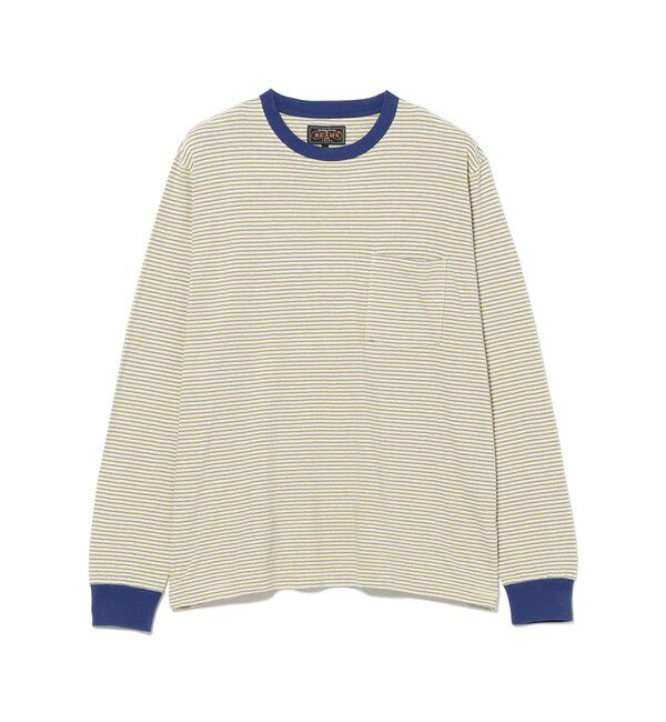 BEAMS PLUS「Pocket Tee Multi Stripe③」|Tシャツ・カットソー|