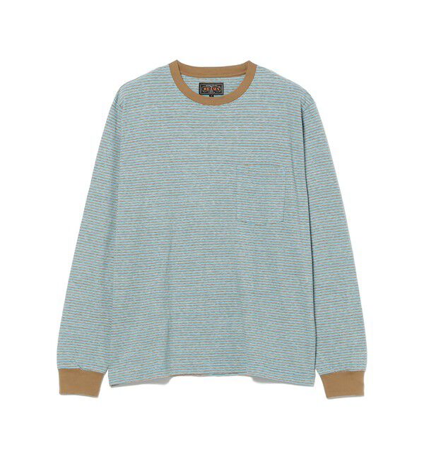 BEAMS PLUS「Pocket Tee Multi Stripe③」|Tシャツ・カットソー|