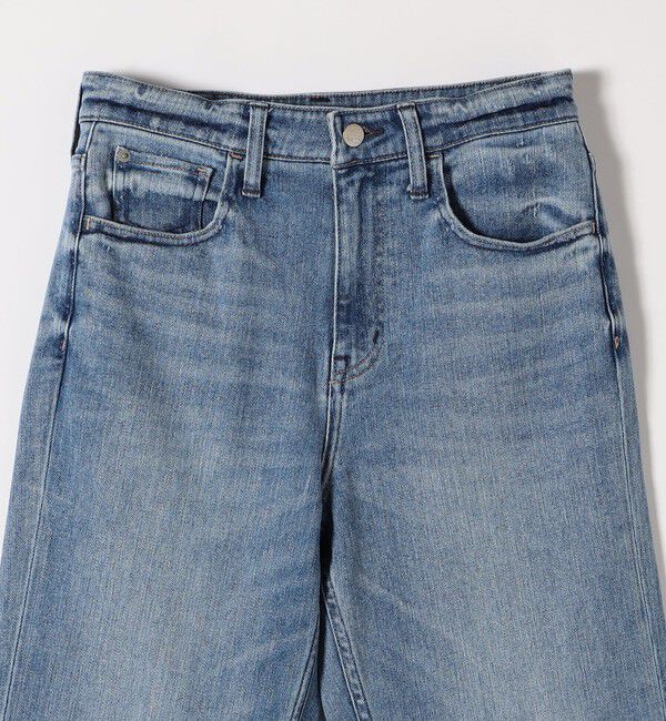 SHIPS any「Healthy DENIM:〈洗濯機可能〉ストレート ハイライズ デニム パンツ」|デニム|