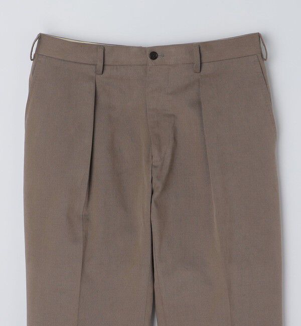 SHIPS「【SHIPS別注】Errico Formicola: VITO コットン ソリッド スラックス」|スラックス|