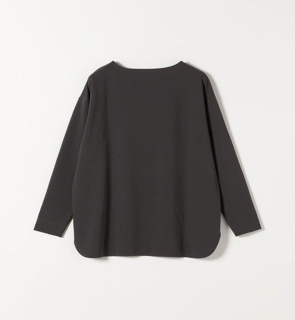 quaranciel「〈洗濯機可能〉カットジョーゼット ラウンドヘム ルーズ プルオーバー」|Tシャツ・カットソー|