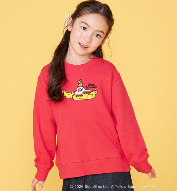 SHIPS KIDS「100～130cm /【THE BEATLES（ザ・ビートルズ）】スウェット」|スウェット・ジャージ|レッド