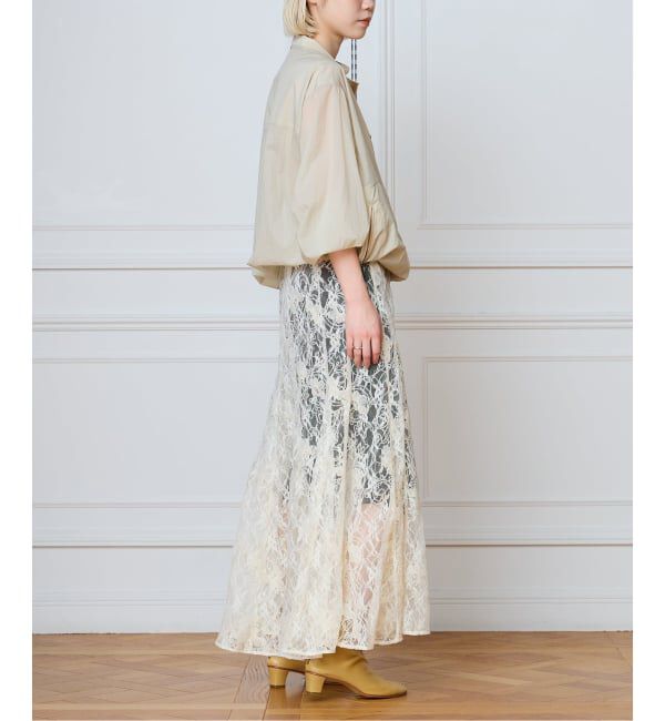 IENA LA BOUCLE「IENA LA BOUCLE Lace on Lace スカート」|スカート|
