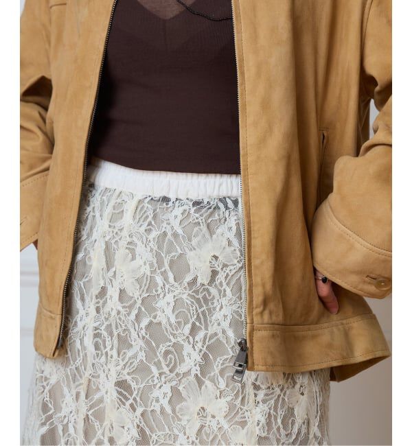 IENA LA BOUCLE「IENA LA BOUCLE Lace on Lace スカート」|スカート|